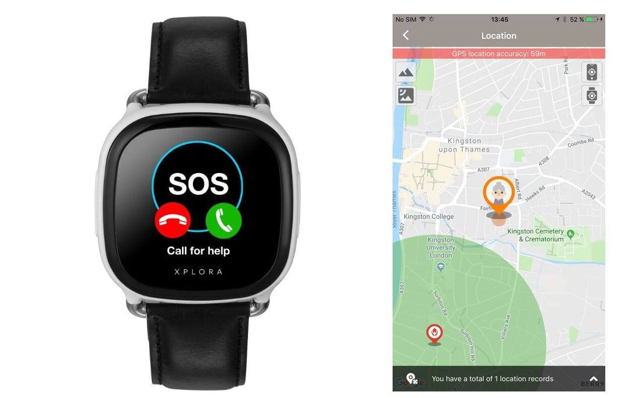 xplora care senioren smartwatch 2