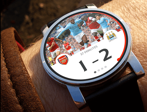 Android Wear Fußball App