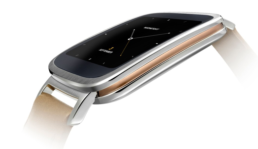 Asus ZenWatch in der Seitenansicht