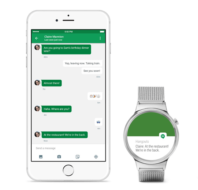 Android Wear auf dem iPhone