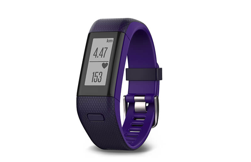 Garmin vivosmart HR+ in Lila