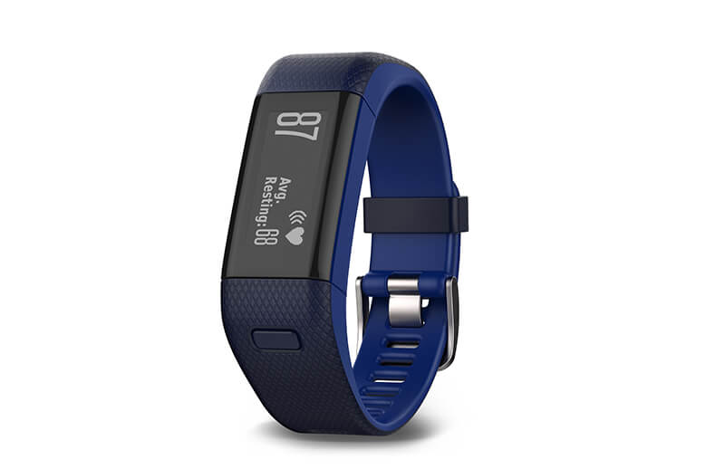 Garmin vivosmart HR+ zeigt den Puls an