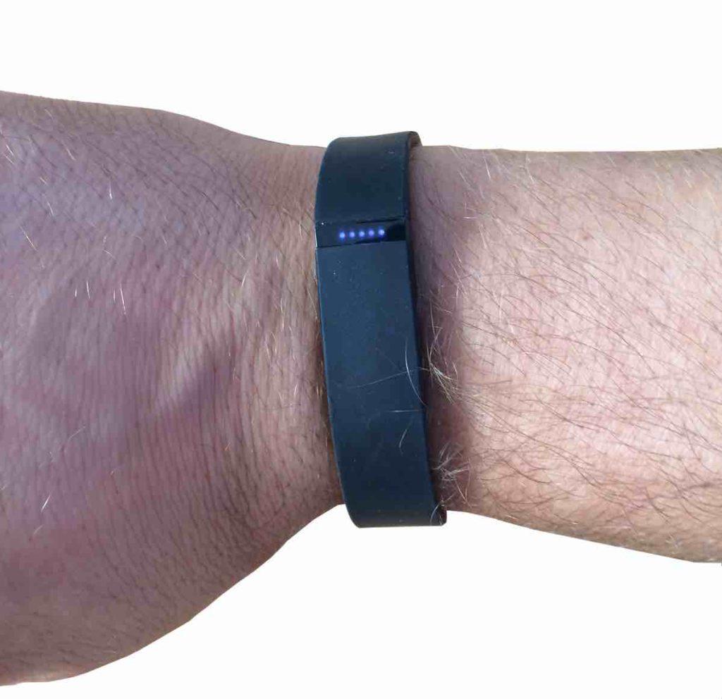 Fitbit Flex am Arm LEDs Fitbit Flex am Arm LEDs
