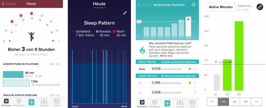 Fitbit Surge App Aktivitäten Übersicht Fitbit Surge App Aktivitäten Übersicht