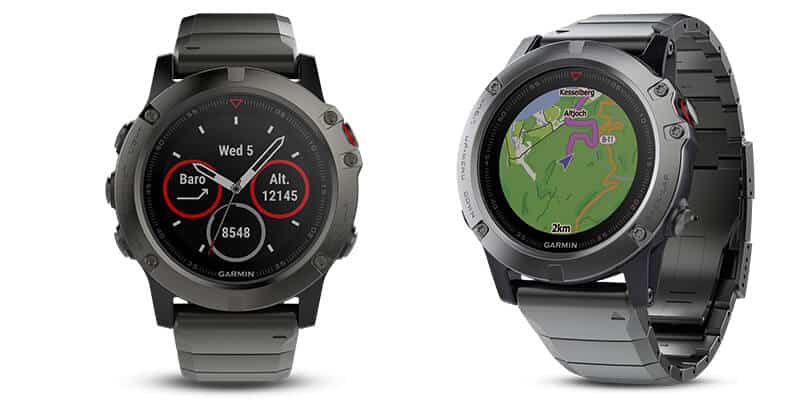 Garmin fenix 5X mit Outdoor-Karten