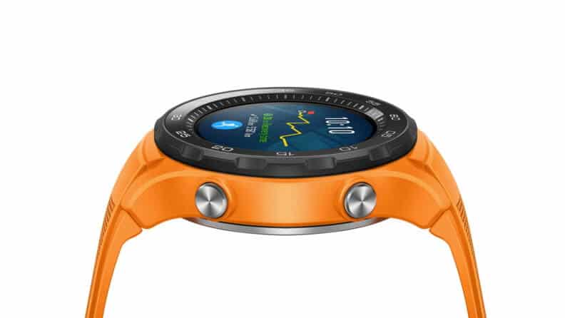 Sportliche Variante der Smartwatch in Orange