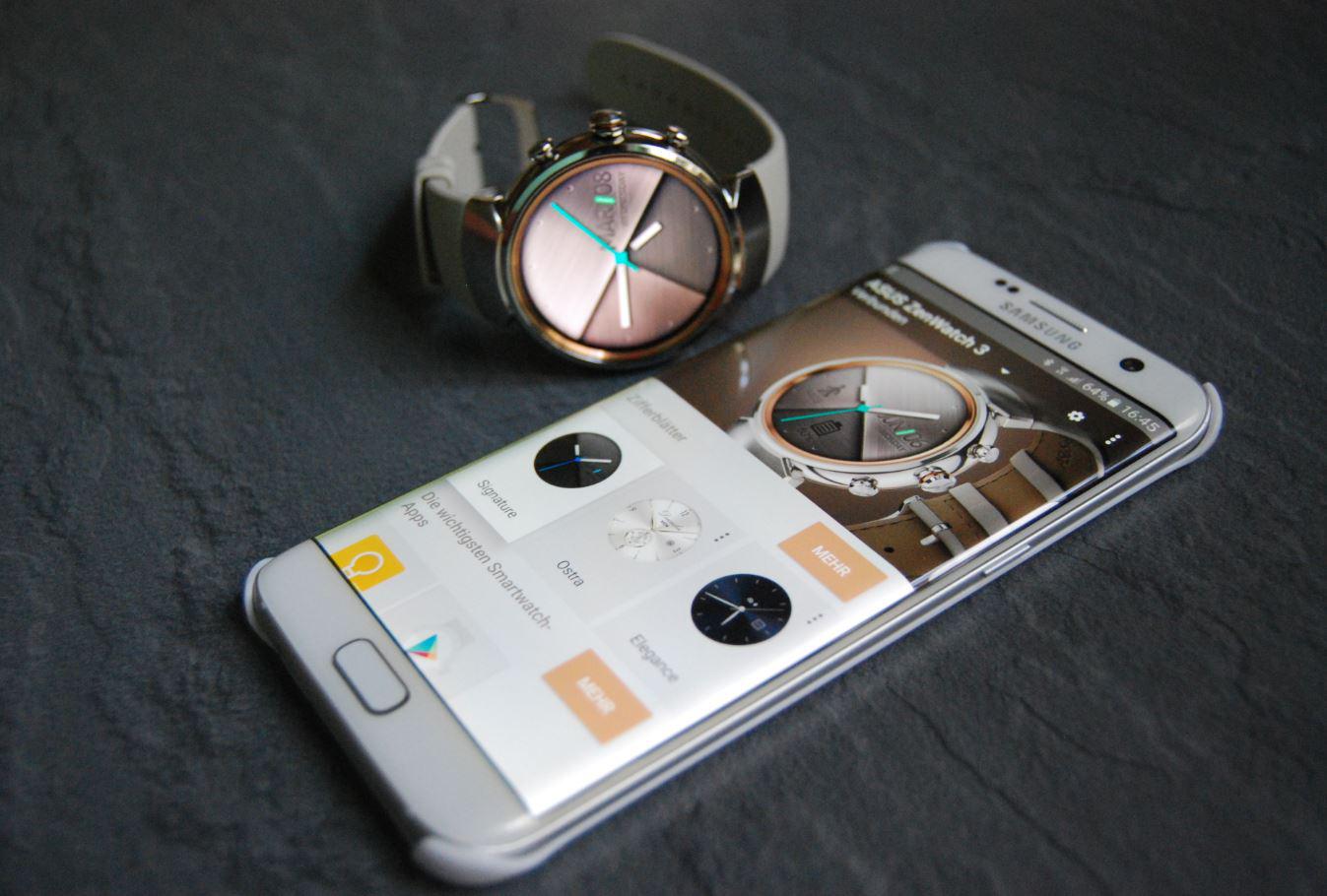 ASUS ZenWatch 3 Smartphone Koppeln mit Smartwatch ASUS ZenWatch 3 Smartphone Koppeln mit Smartwatch