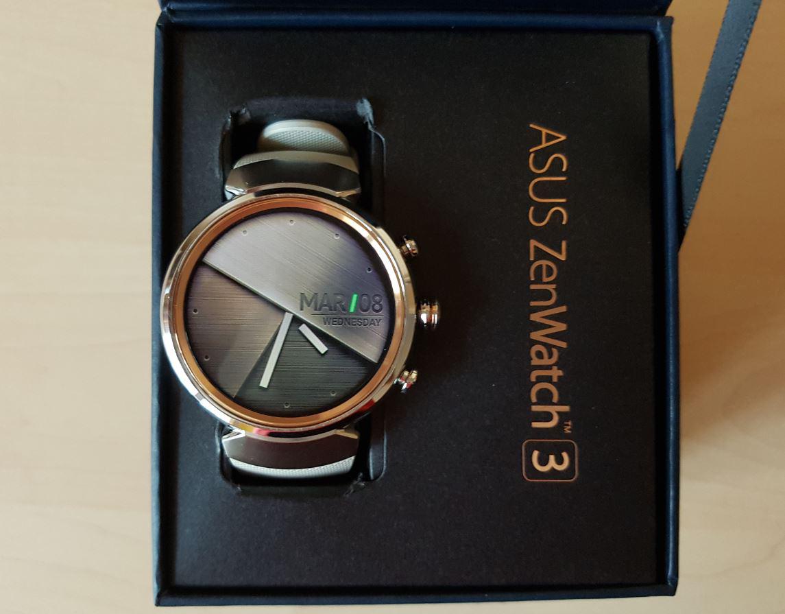 ASUS ZenWatch 3 Verpackung Smartwatch
