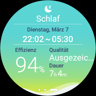 Schlafanalyse ASUS ZenFit App Smartwatch Schlafanalyse ASUS ZenFit App Smartwatch