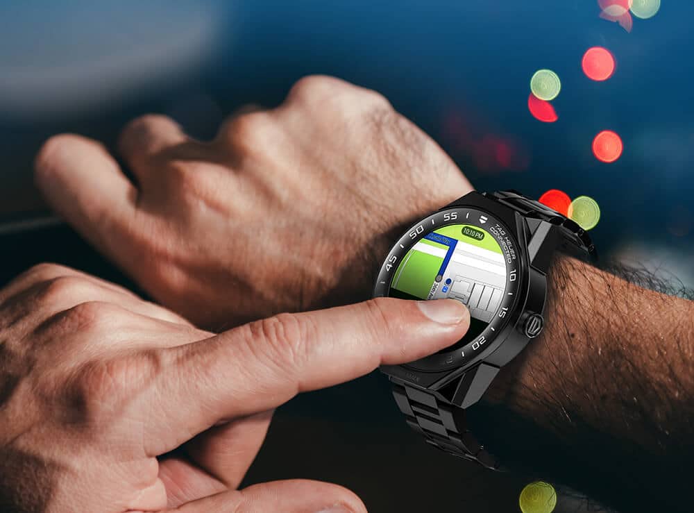 Touchscreen der Connected Modular 45 Smartwatch