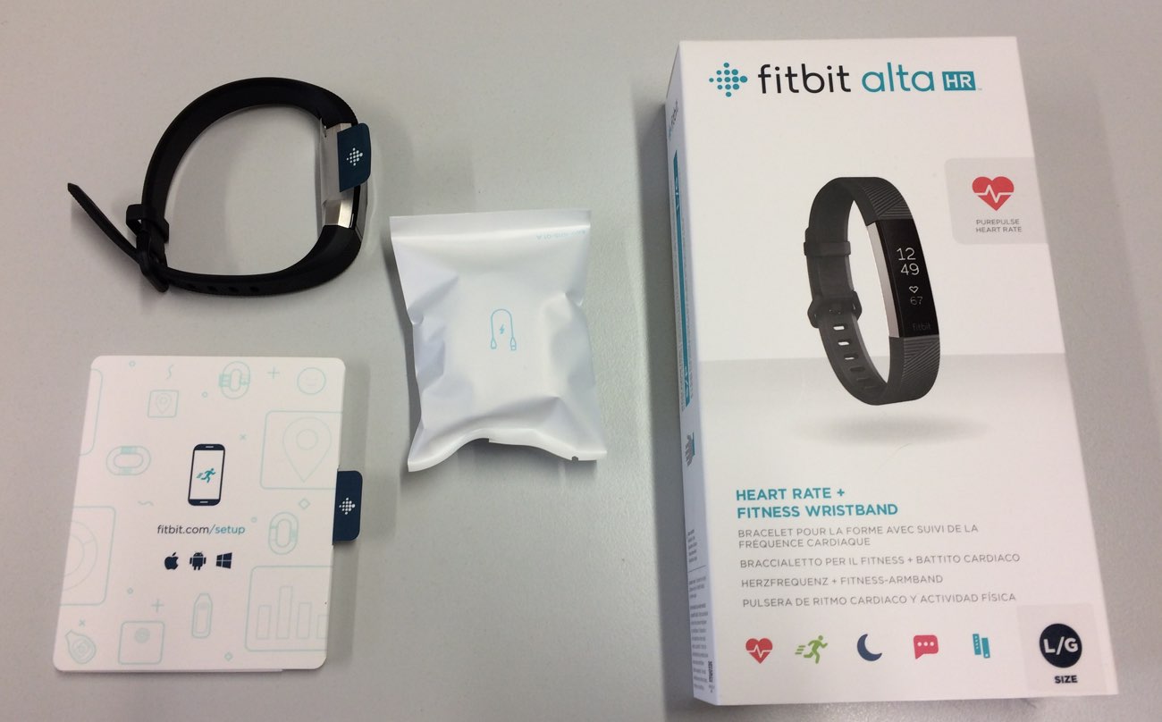 Fitbit Alta HR Verpackung und Lieferumfang Fitbit Alta HR Verpackung und Lieferumfang