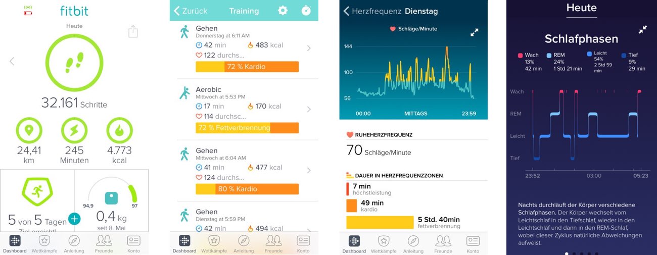 Fitbit App Aktivitäten Fitbit App Aktivitäten