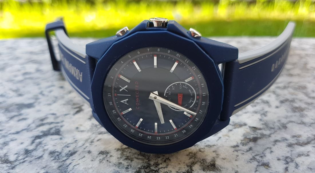 komplette Ansicht Armani Exchange Hybrid Smartwatch komplette Ansicht Armani Exchange Hybrid Smartwatch