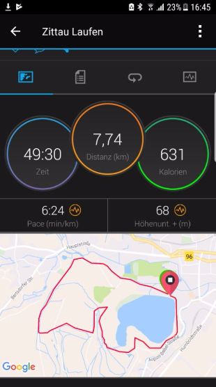Laufauswertung Garmin fenix 5 Fitness Uhr Laufauswertung Garmin fenix 5 Fitness Uhr