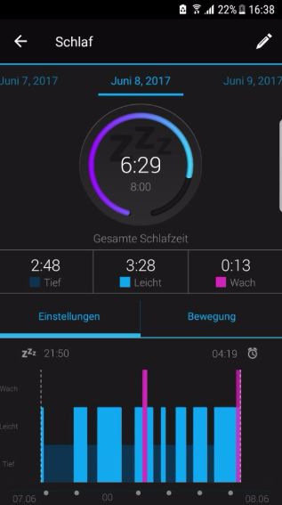 Schlaftracking Garmin fenix 5 Fitness Uhr Schlaftracking Garmin fenix 5 Fitness Uhr