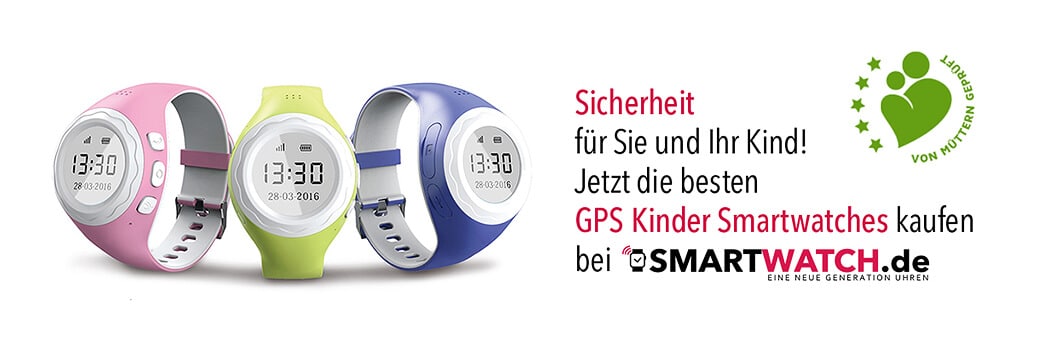 Sicherheit für Sie und Ihr Kind. Die besten GPS Kindersmartwatches bei Smartwatch.de kaufen.