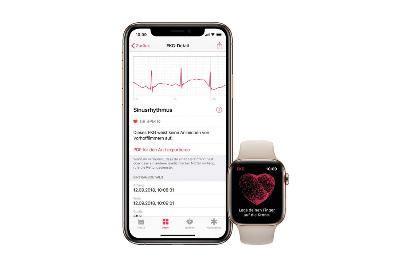 Apple Watch Series 4 EKG Messung Smartwatch_1 Apple Watch Series 4 EKG Messung Smartwatch_1