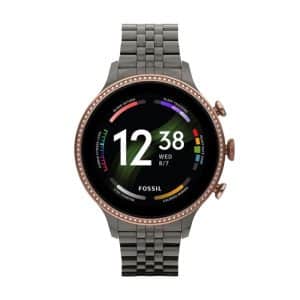 Fossil Gen 6 Smartwatch - 42mm | Gliederarmband | Roségold/Grau