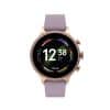 Fossil Gen 6 Smartwatch - 42mm | Silikonarmband | Roségold/Violett