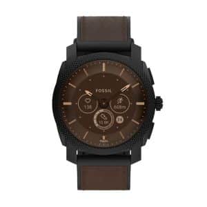 Fossil Machine Gen 6 Hybrid Smartwatch - Lederarmband | Dunkelbraun