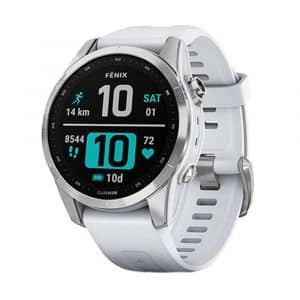 Garmin Fenix 7 - Fenix 7S | 42mm | Standard | Silber/Steinweiss