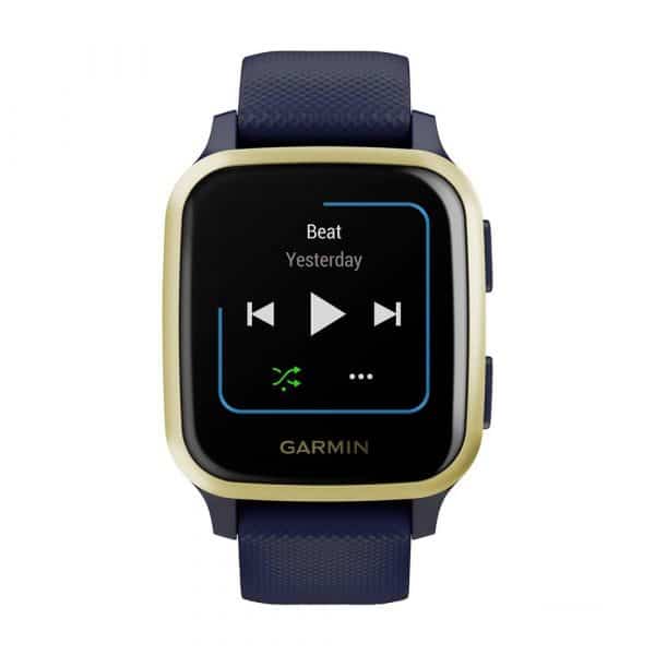 Garmin Venu SQ - Music | Dunkelblau/Weissgold