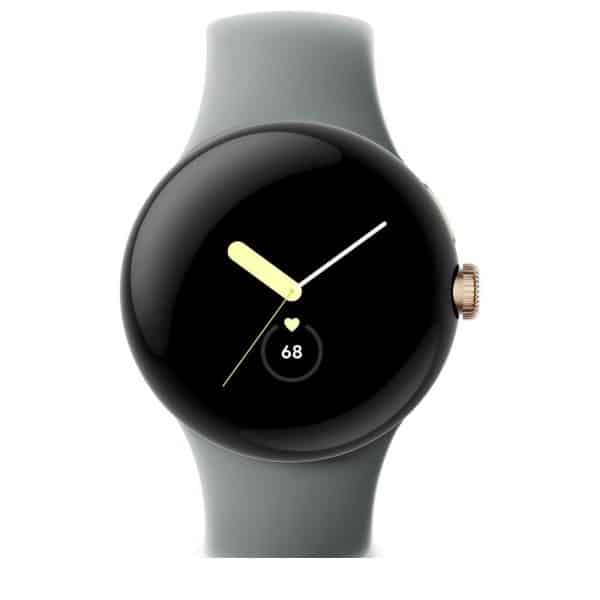 Google Pixel Watch - Bluetooth | Hazel | Edelstahl Champagne Gold