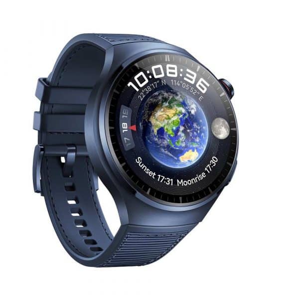 Huawei Watch 4 - Pro | Classic  | Ozeanblau | Silikonarmband