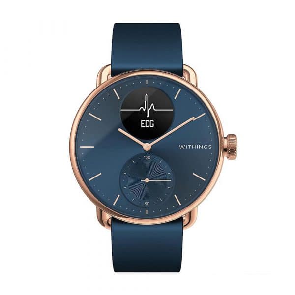 Withings ScanWatch - 38mm | Blau/Roségold